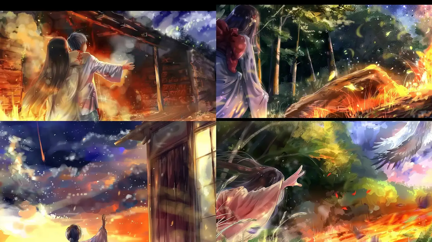 Luminous Ethereal Scapes with Dynamic Brushwork - Midjourney sref style