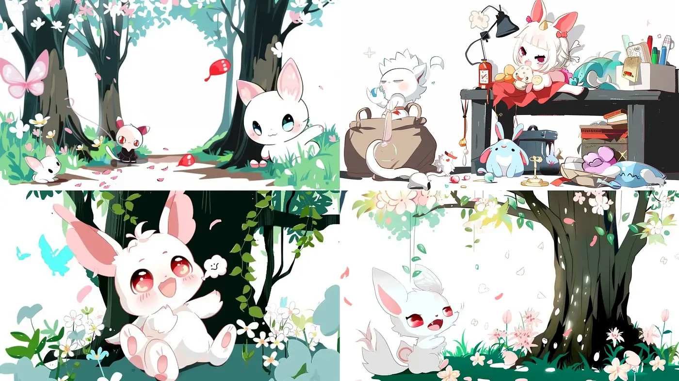 Enchanted Forest Whimsy: A Consistent Dreamlike Anime-Inspired Style - Midjourney sref style