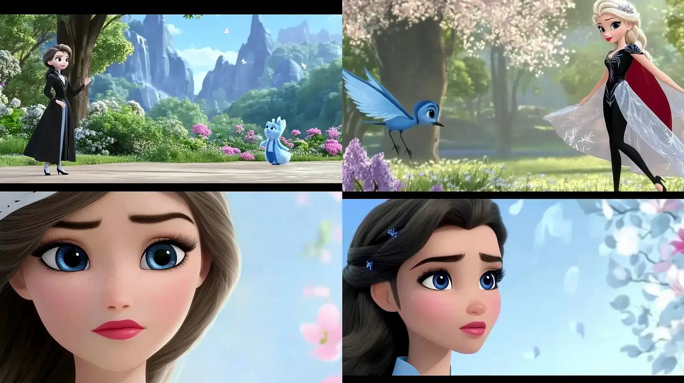Enchanted Whimsicality: A Journey into Soft-Hued Animated Elegance - Midjourney sref style