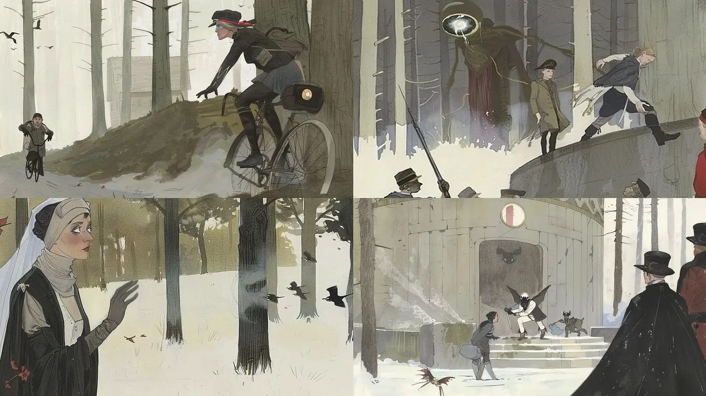 Timeless Elegance in Subdued Tones: A Homage to Illustrative Artistry - Midjourney sref style