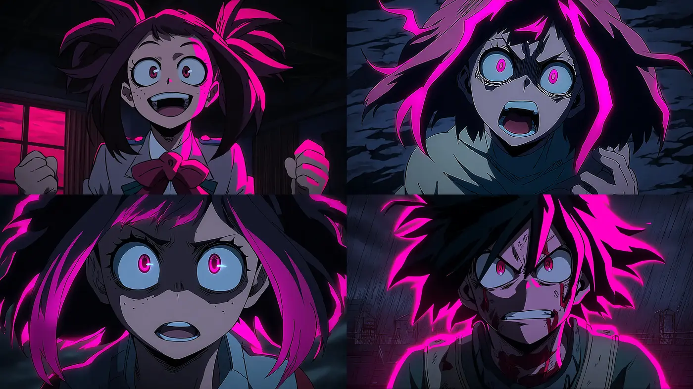 Dynamic Anime Style with Bold Expressions and Vivid Colors - Midjourney sref style