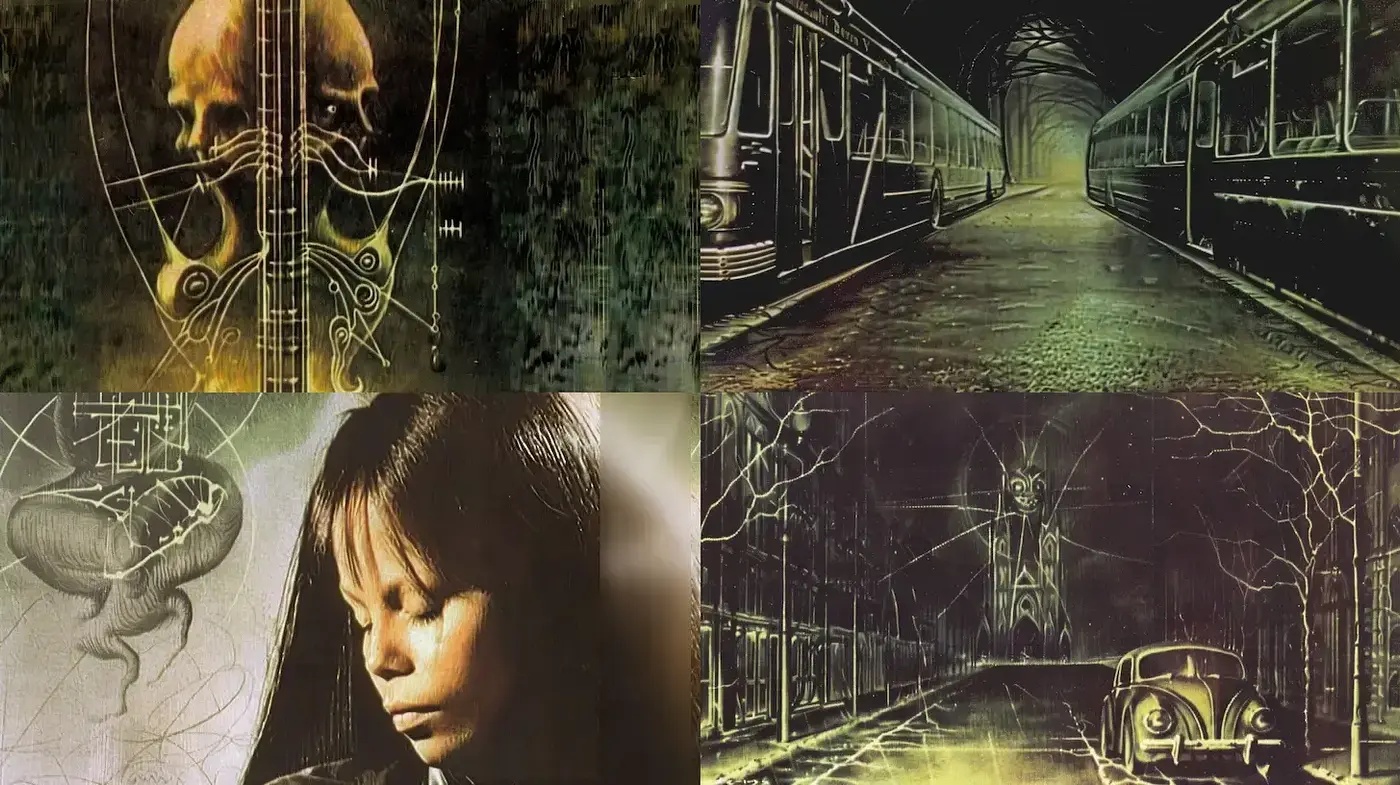 Mysterious and Hauntingly Surreal Art Inspired by Iconic Styles - Midjourney sref style