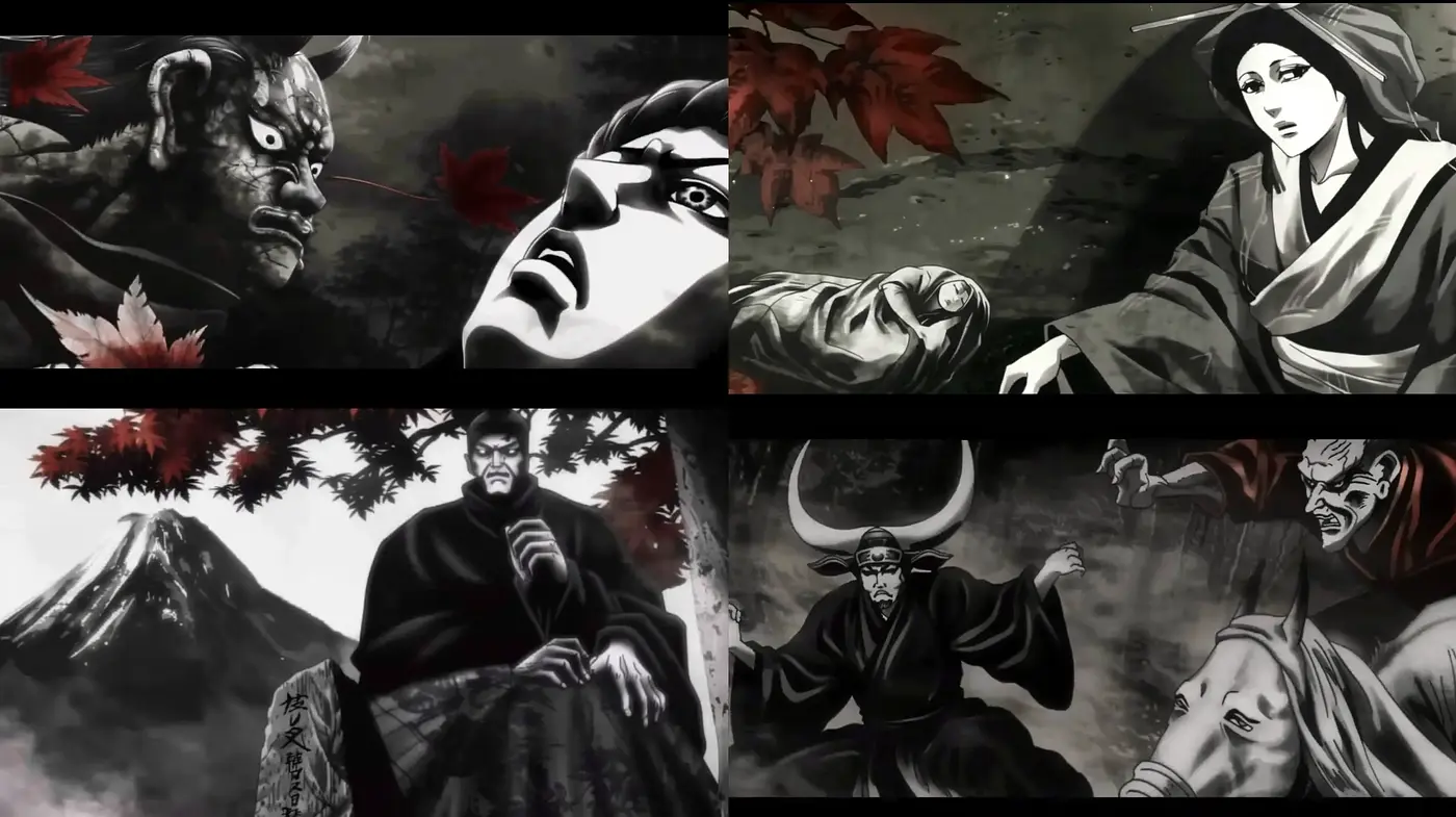 Monochrome Edo Period Drama - Midjourney sref style