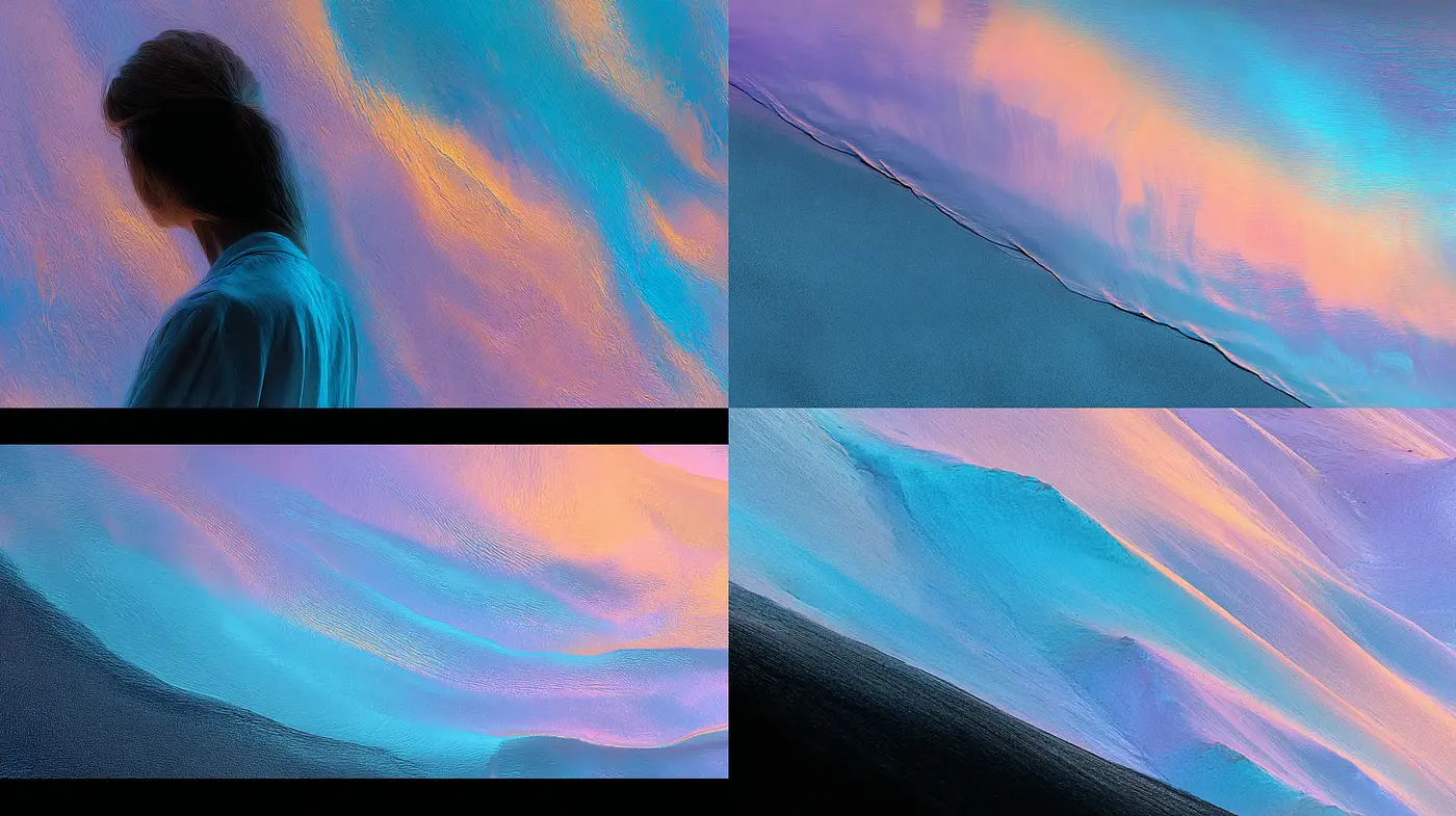 Dreamy, Ethereal Imagery with Fluid Aesthetics in Soft Hues - Midjourney sref style