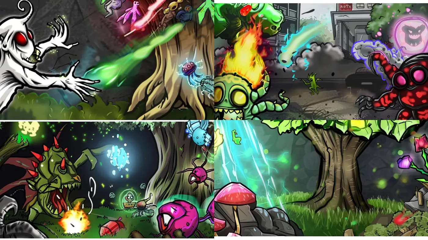 Energetic Chromatic Burst in Vivid Comic-Inspired Illustrative Style - Midjourney sref style