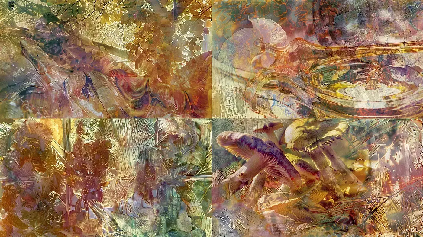 Ethereal and Surreal Natural Landscapes with Organic Textures - Midjourney sref style