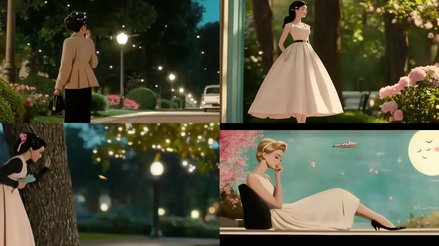 Ethereal Twilight: Elegantly Stylized Dreamscapes with a Retro-Pastel Glow - Midjourney sref style