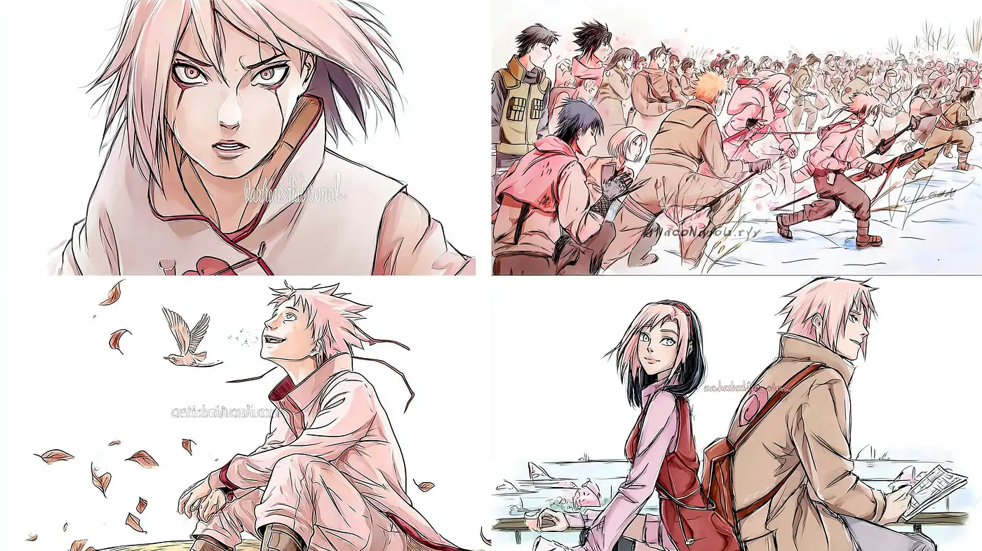 Dynamic and Emotional Manga-Inspired Illustrations with Detailed Line Work - Midjourney sref style
