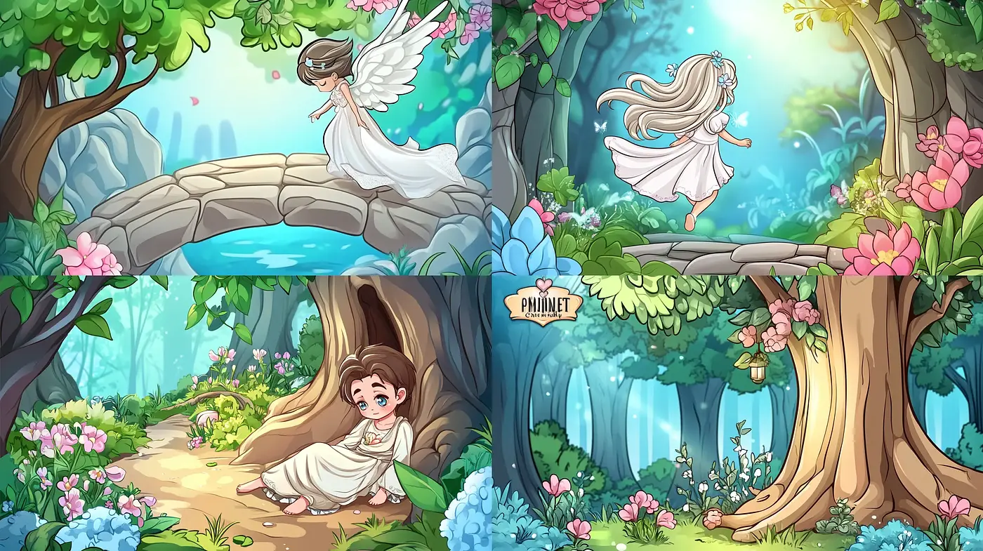 Enchanted Forest Whimsy: Consistent Fairy Tale Ambience - Midjourney sref style