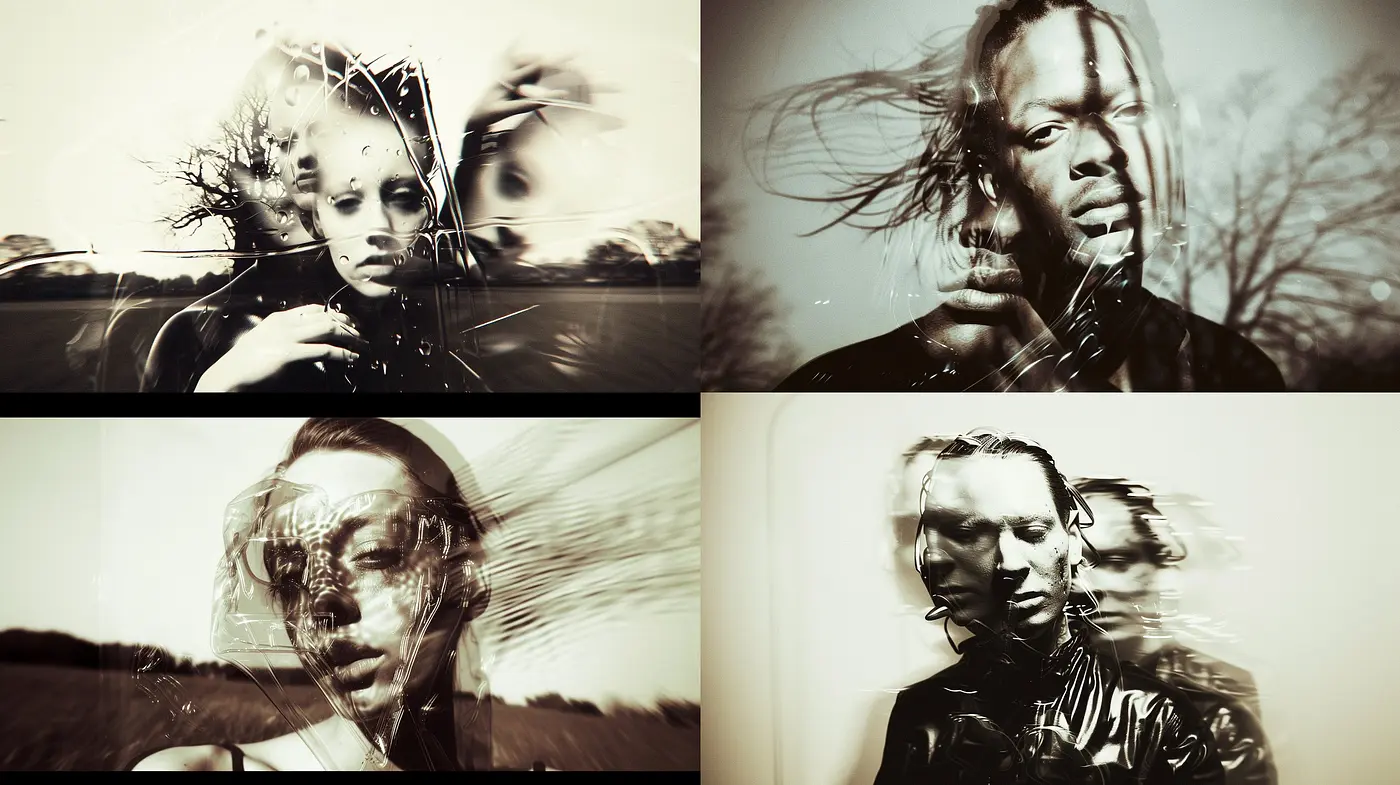 Synchronic Visions of Distorted Elegance: An Exploration of Consistent Aesthetic Through Variance - Midjourney sref style