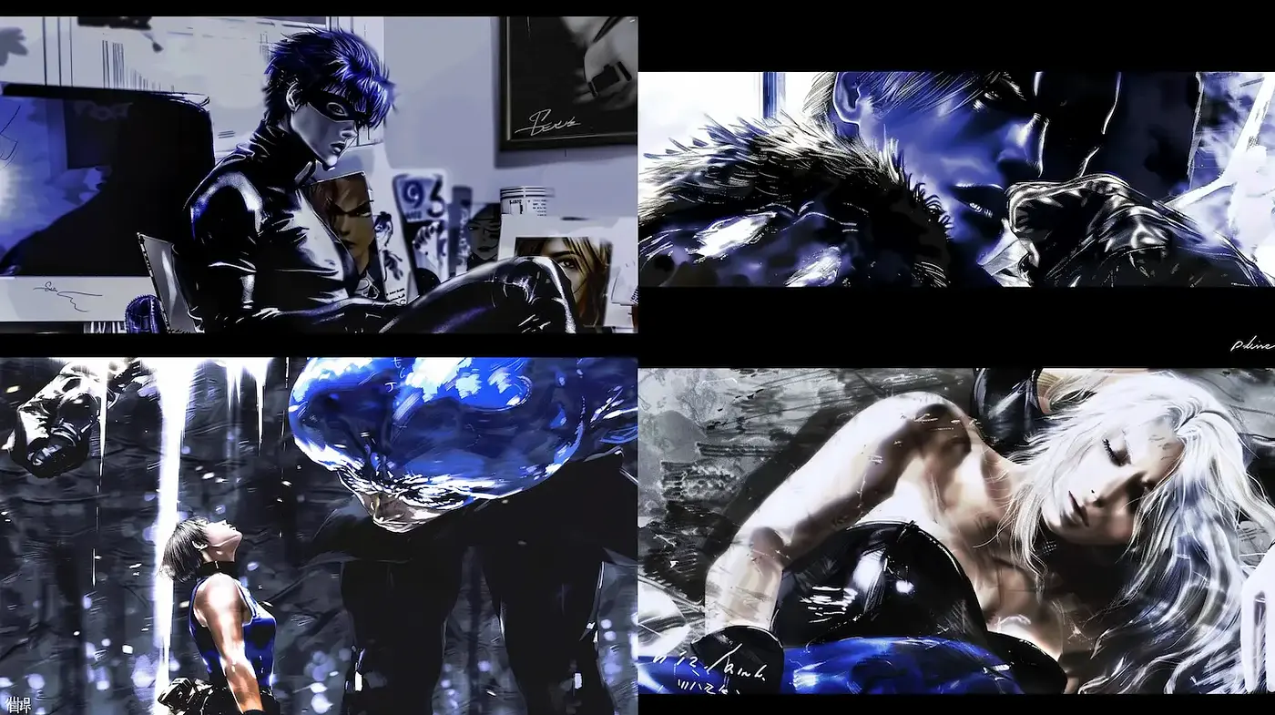 Dynamic and Vivid Portraits with a Futuristic Edge - Midjourney sref style