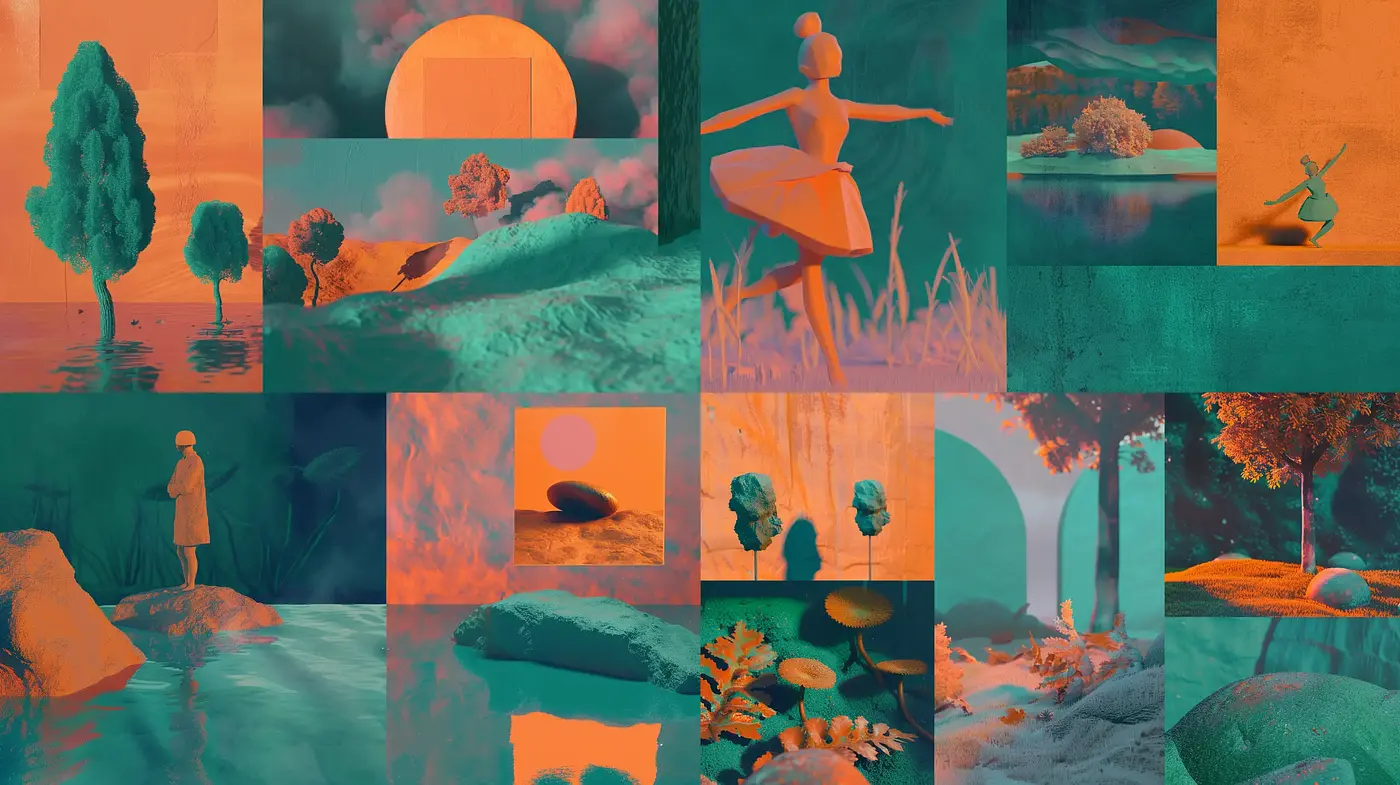 Ethereal Twilight Hues with Surrealist Overtones - Midjourney sref style