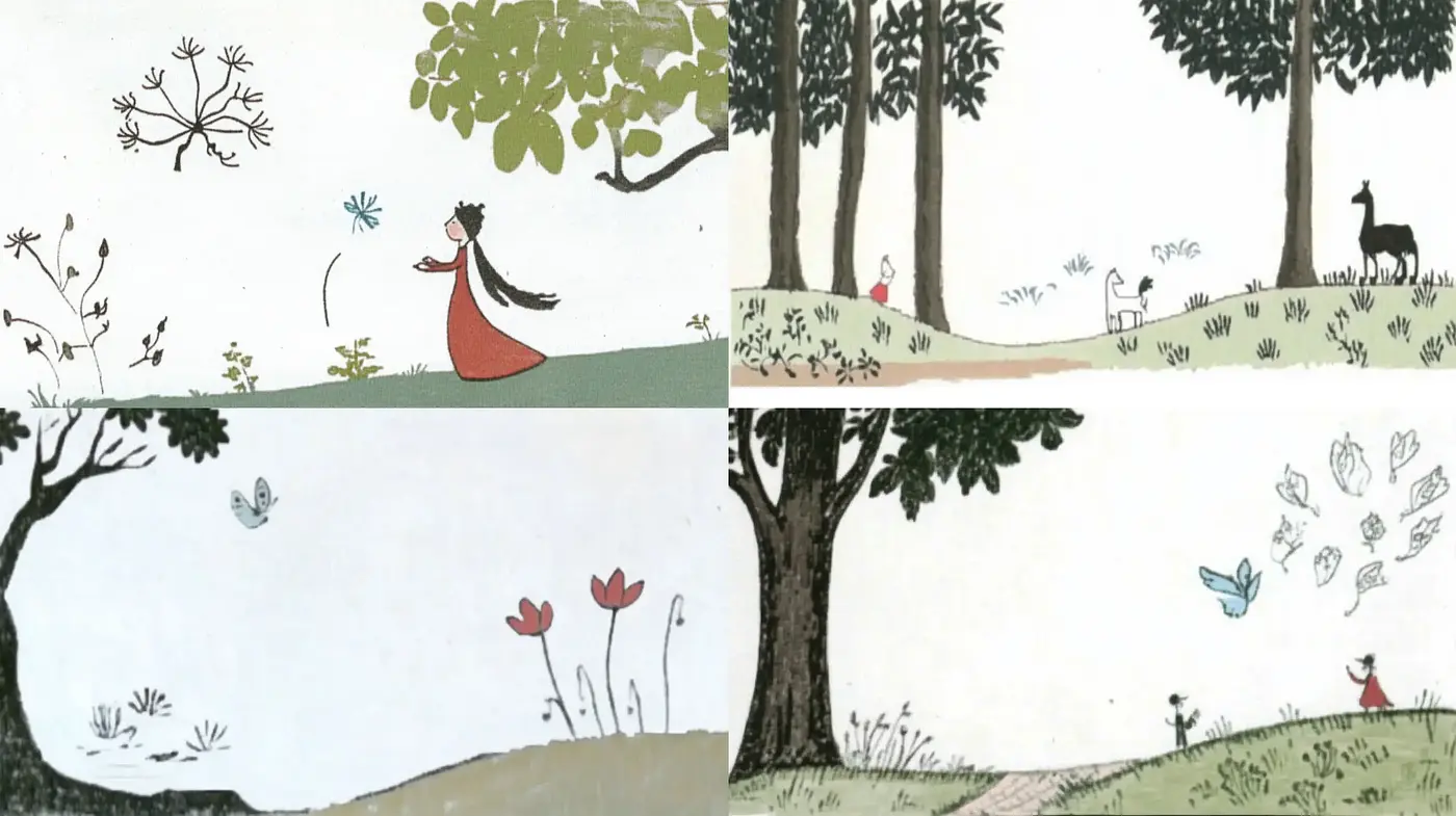 Pastoral Serenity: A Celebration of Simplistic and Timeless Whimsy - Midjourney sref style