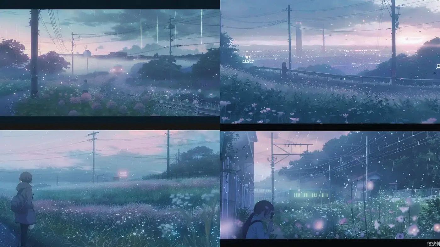 Serene and Ethereal Landscapes with Subtle Hues and Atmospheric Depth - Midjourney sref style