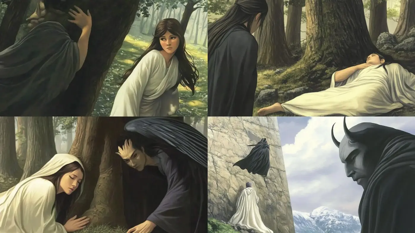 Ethereal Forest Enchantment: A Study in Mystical Realism - Midjourney sref style