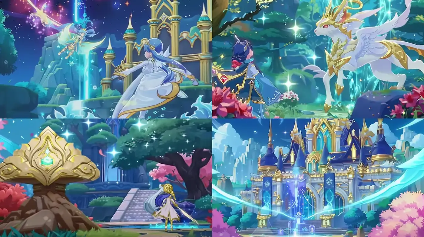 Enchanting and Whimsical Fantasy Illustrations with Magical Elements - Midjourney sref style