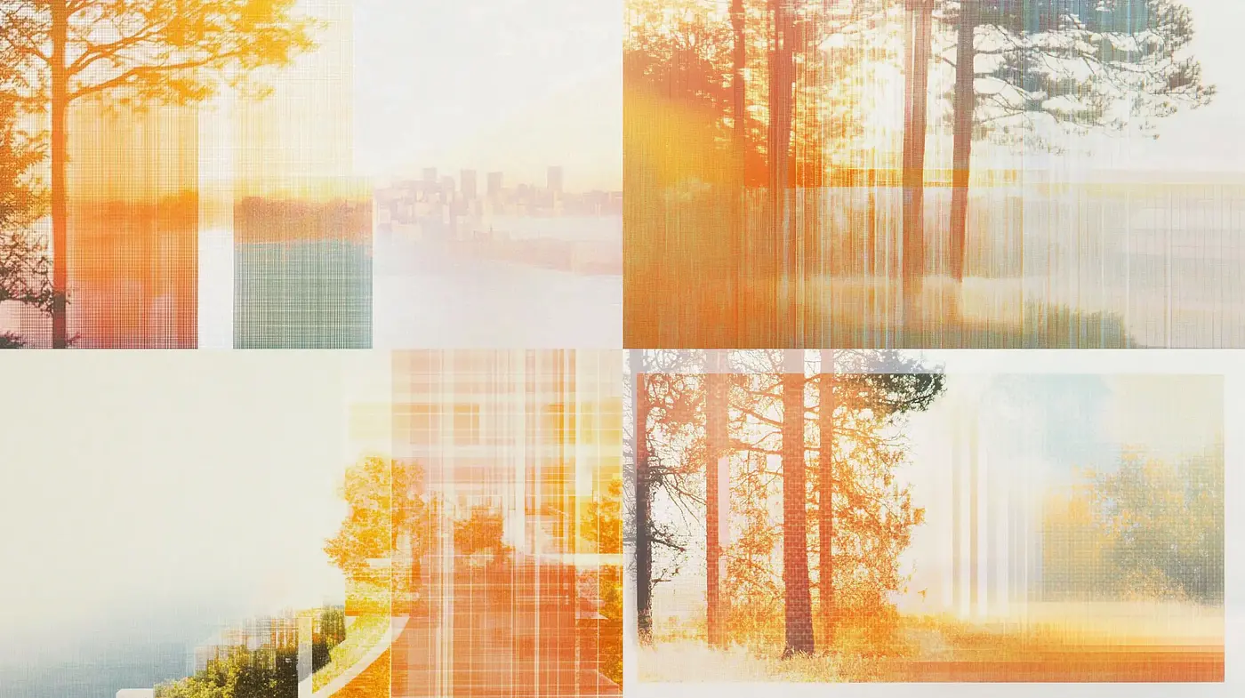 Ambient Radiance: A Medley of Luminous Hues and Serene Landscapes - Midjourney sref style