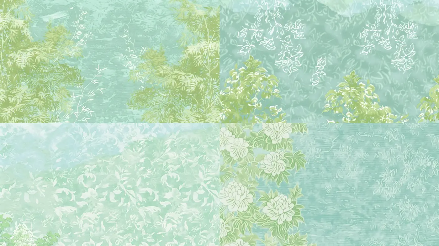 Ethereal Botanical Textures in Hazy Pastels - Midjourney sref style
