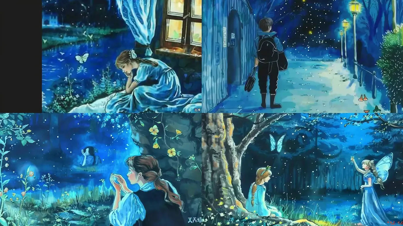 Enchanting Dreamlike Scenes with a Whimsical Touch - Midjourney sref style