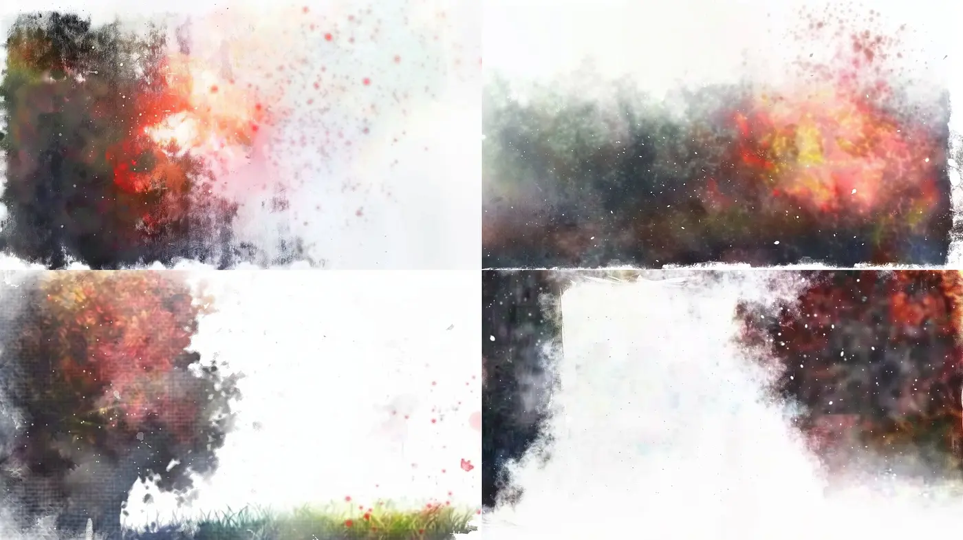 Ethereal Brushstrokes of Luminous Chromatic Mists - Midjourney sref style