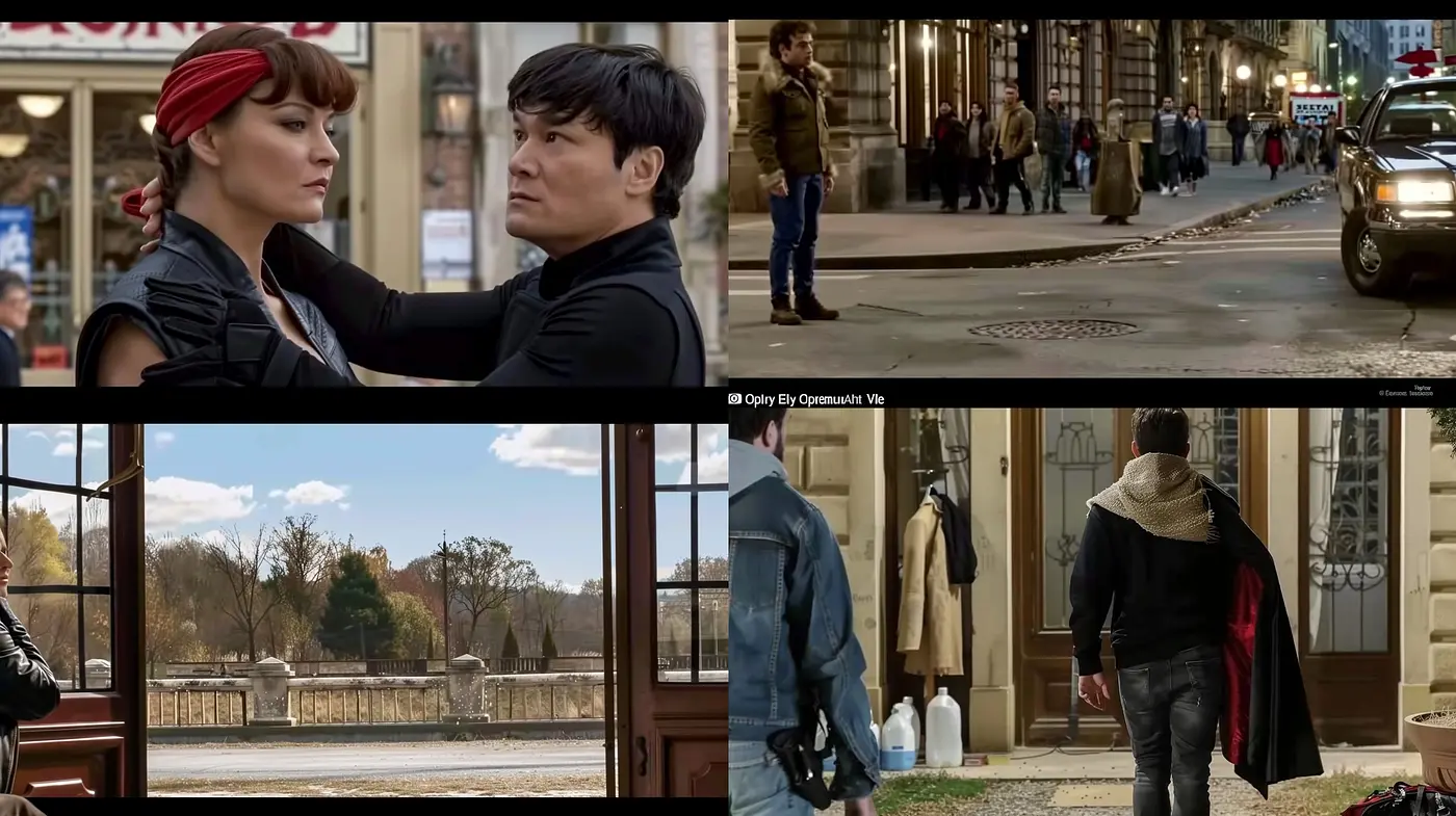 Consistent Urban Elegance with Realistic Textures and Cinematic Tones - Midjourney sref style