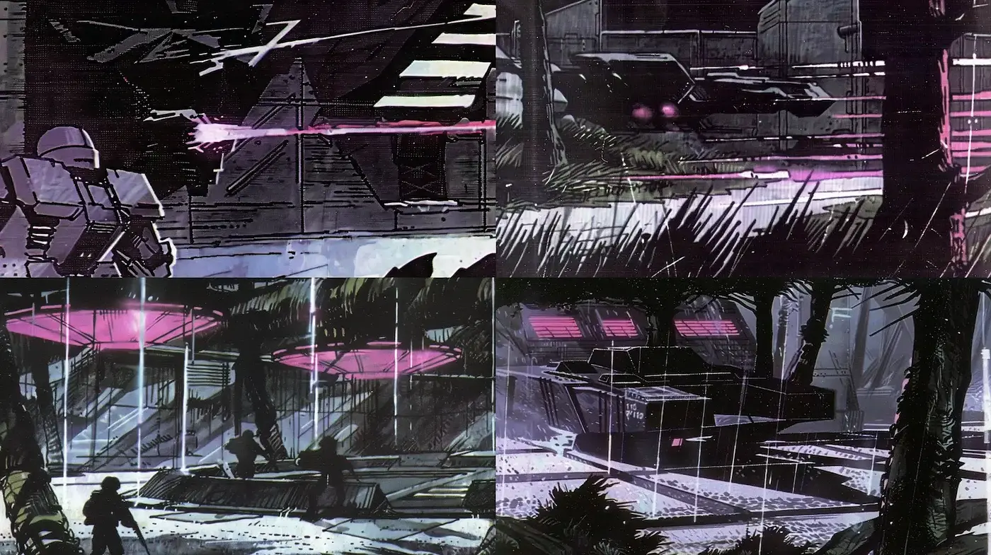 Futuristic Cyberpunk Aesthetic with a Retro Sensibility - Midjourney sref style