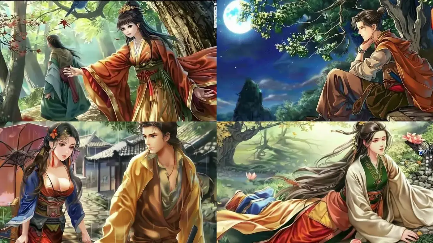 Intricate and Enchanting East Asian Fantasy Aesthetic - Midjourney sref style