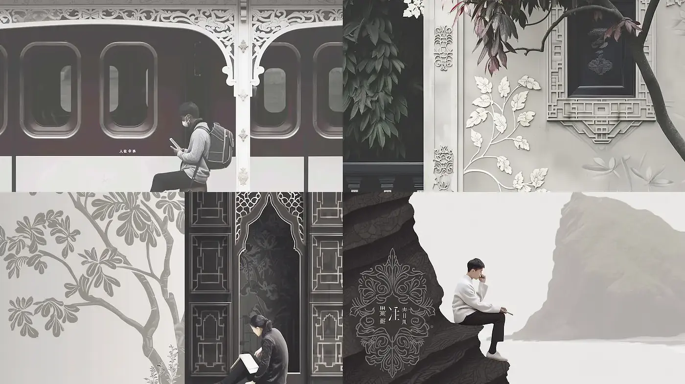 Serene and Thoughtful Visual Narrative with Cultural Undertones - Midjourney sref style