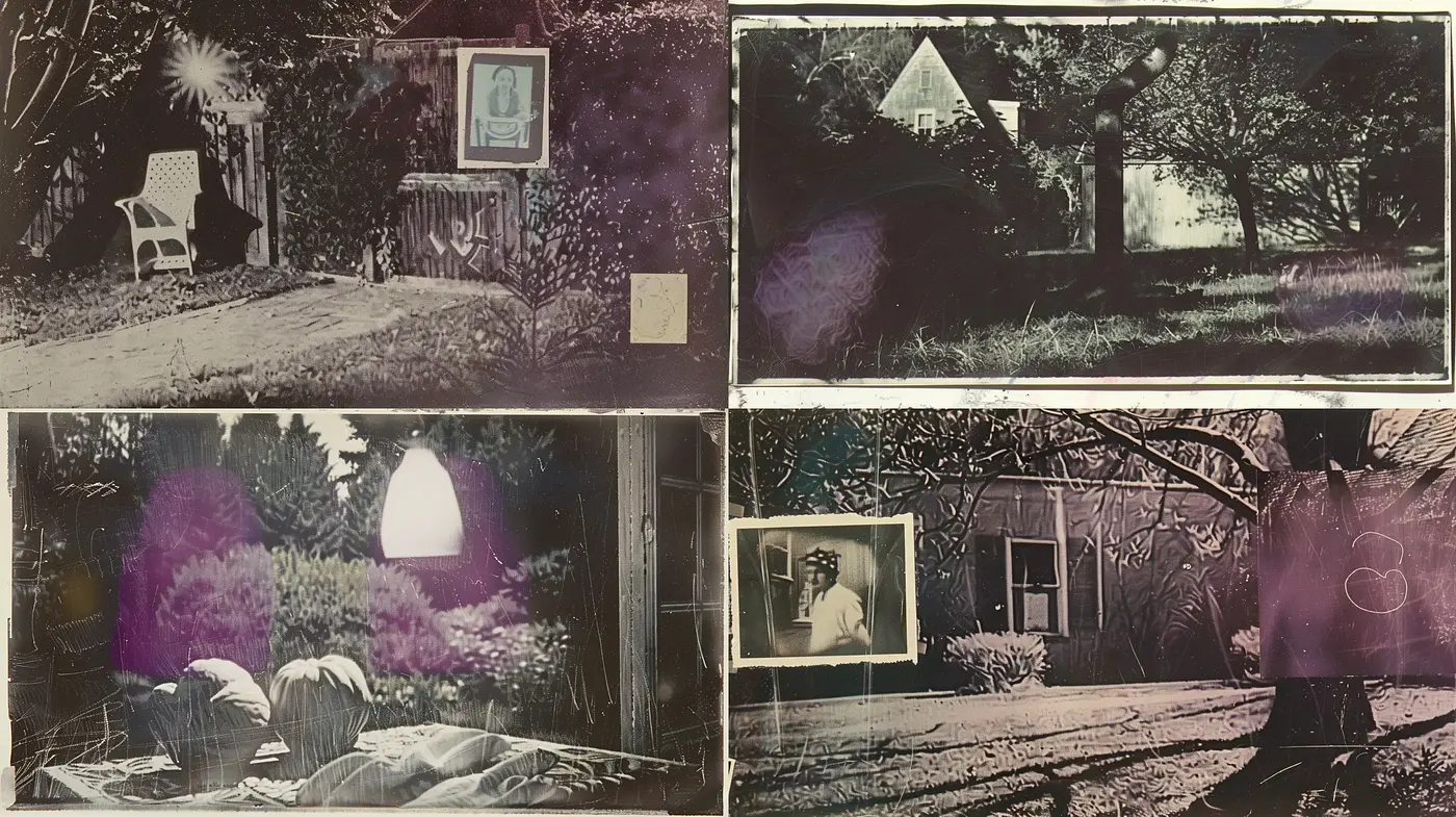 Ethereal Vintage Dreamscape Fusion - Midjourney sref style