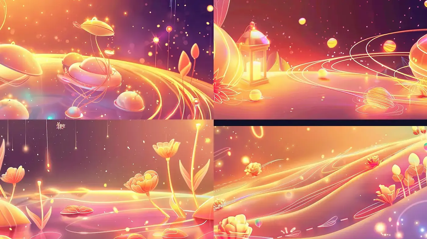 Ethereal and Dreamlike Landscapes with a Soft Glow - Midjourney sref style