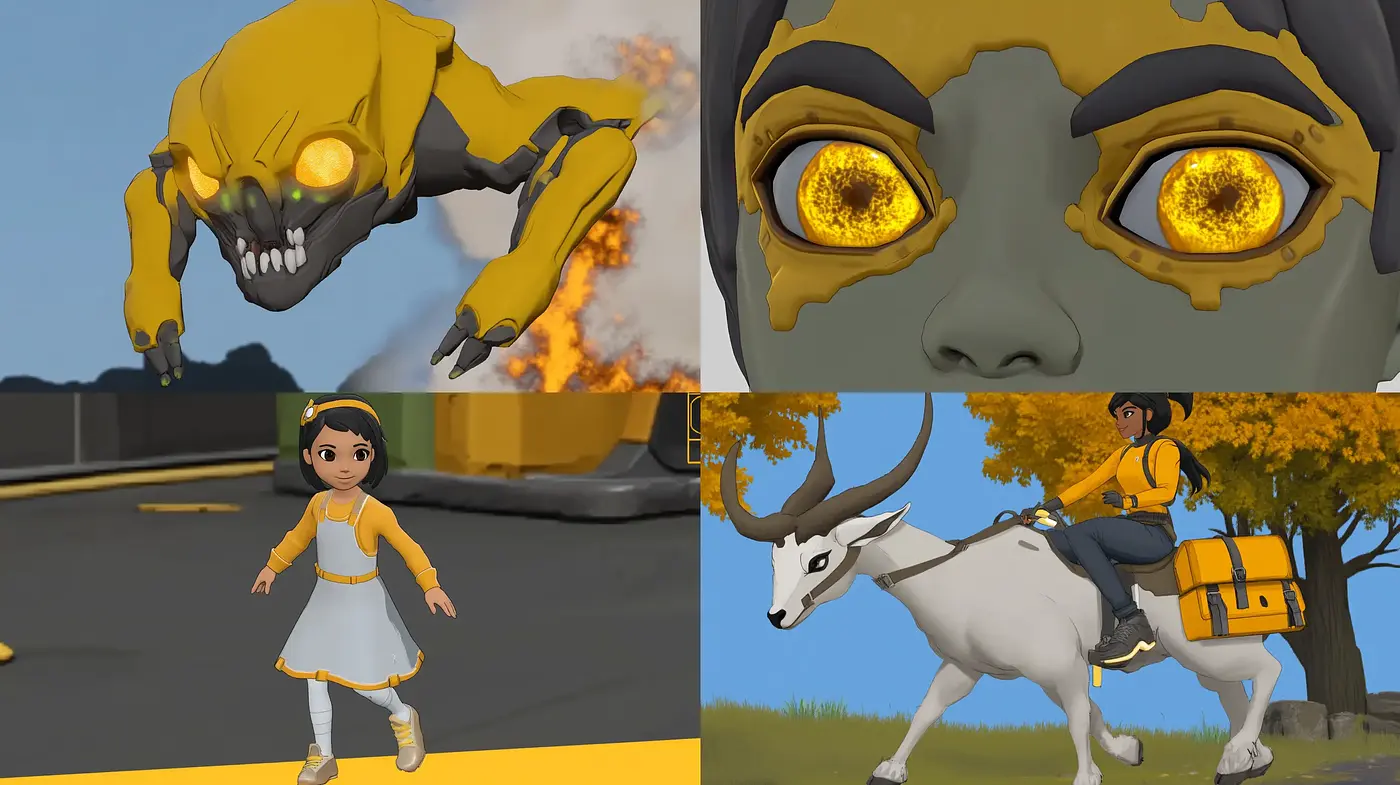 Bright and Bold Animated Adventure Style - Midjourney sref style