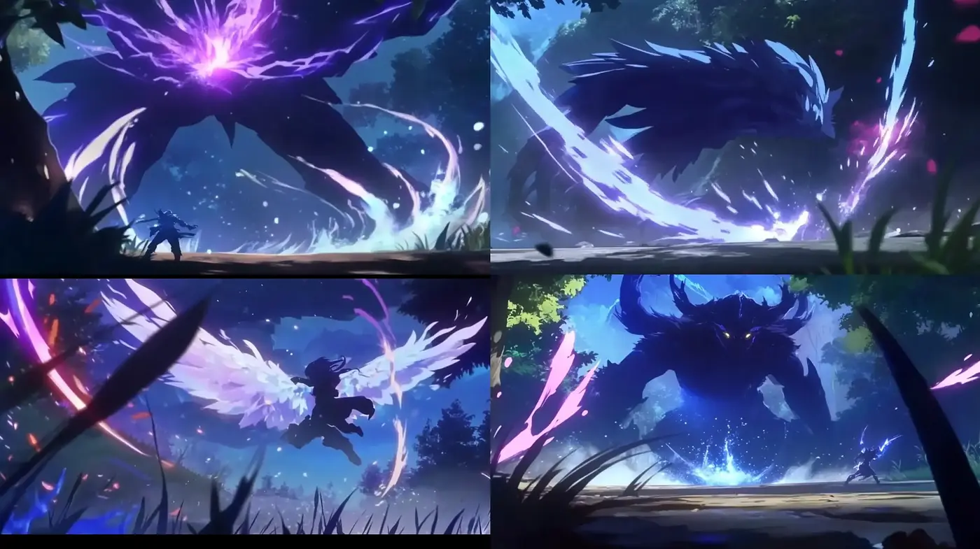 Ethereal Luminescence in Dynamic Brushwork - Midjourney sref style