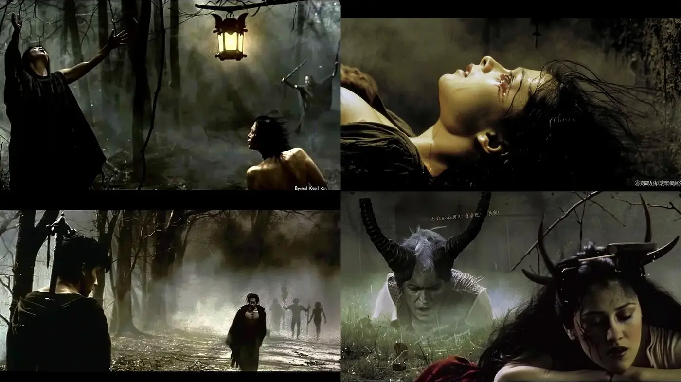 Dark and atmospheric surrealism influenced by gothic horror themes - Midjourney sref style