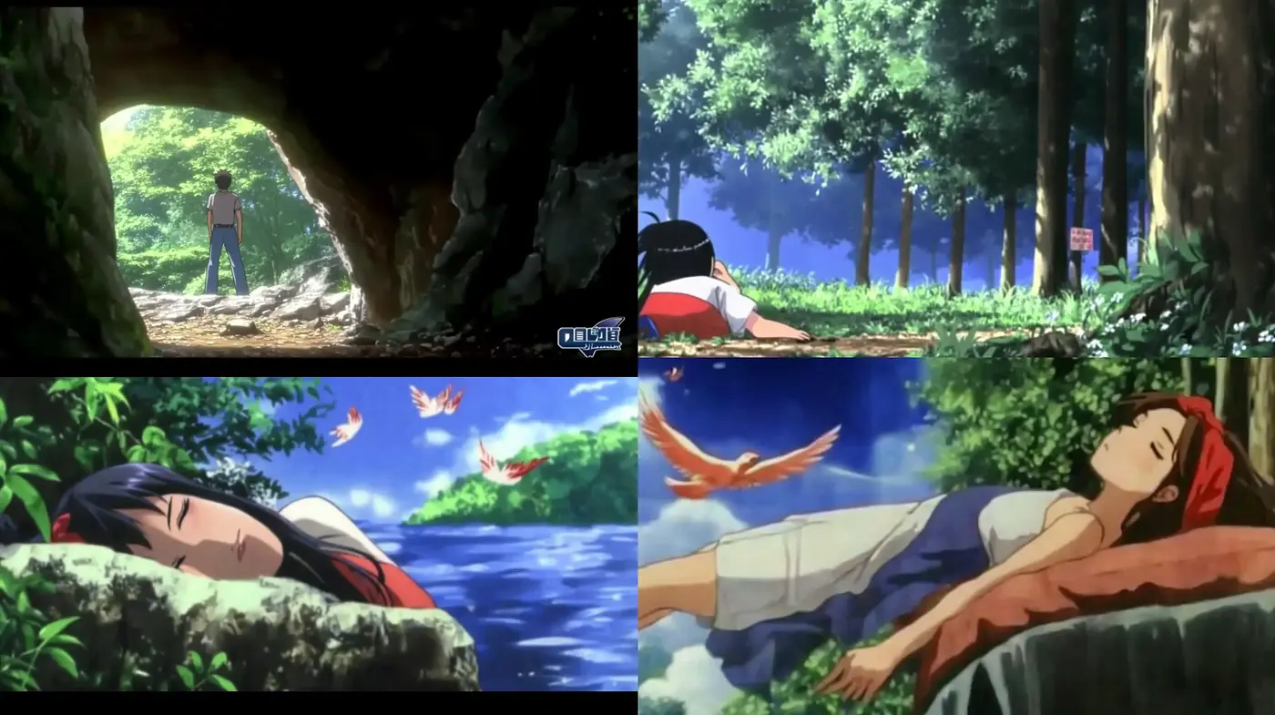 Serene Anime-inspired Dreamscape Fusion - Midjourney sref style