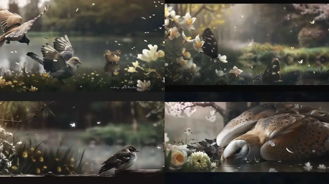 Ethereal Nature Portraits with a Muted Cinematic Palette - Midjourney sref style