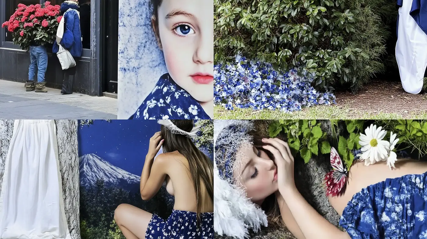 Ethereal Dreamscape Fusion with Floral Motifs and Soft Tones - Midjourney sref style