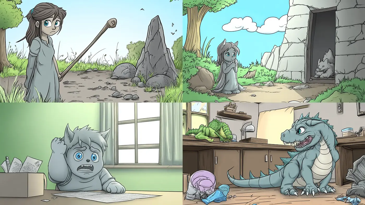 Consistently Harmonious Pastel Storybook Illustrations - Midjourney sref style