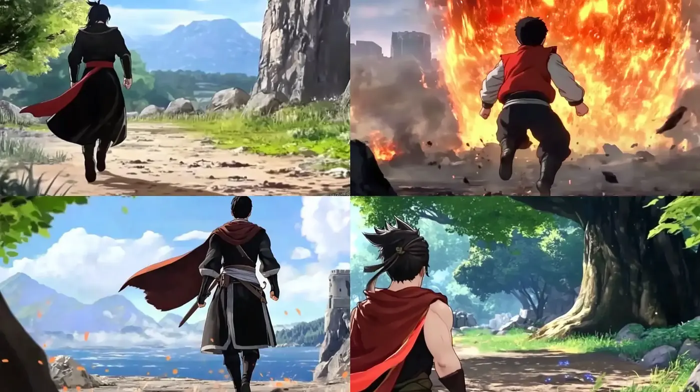 Epic Adventure Aesthetic Captured in Animated Stills with Consistent Stylistic Choices - Midjourney sref style