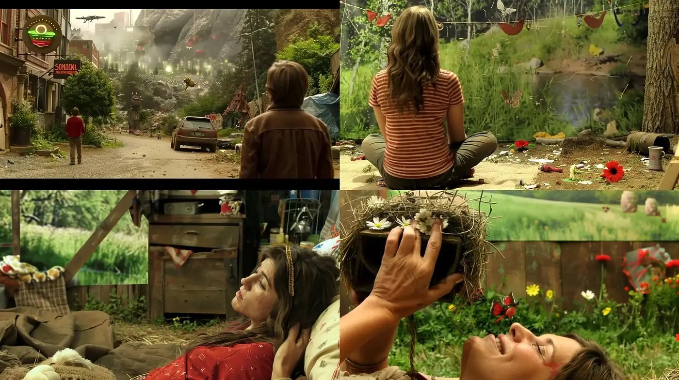 Rustic Cinematic Essence with a Harmonious Earthy Palette - Midjourney sref style