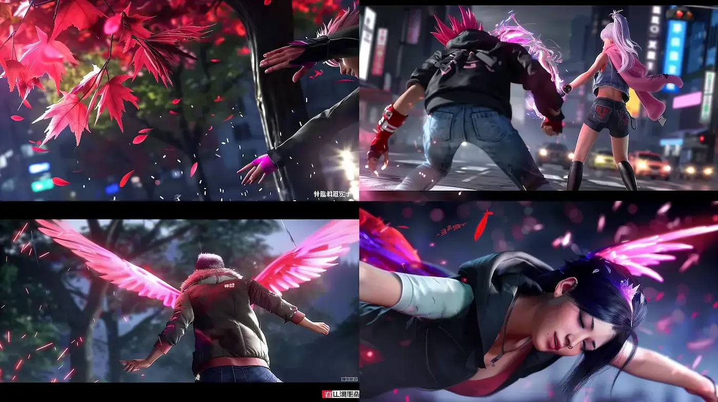 Futuristic Urban Fantasy with a Touch of Anime Influence - Midjourney sref style