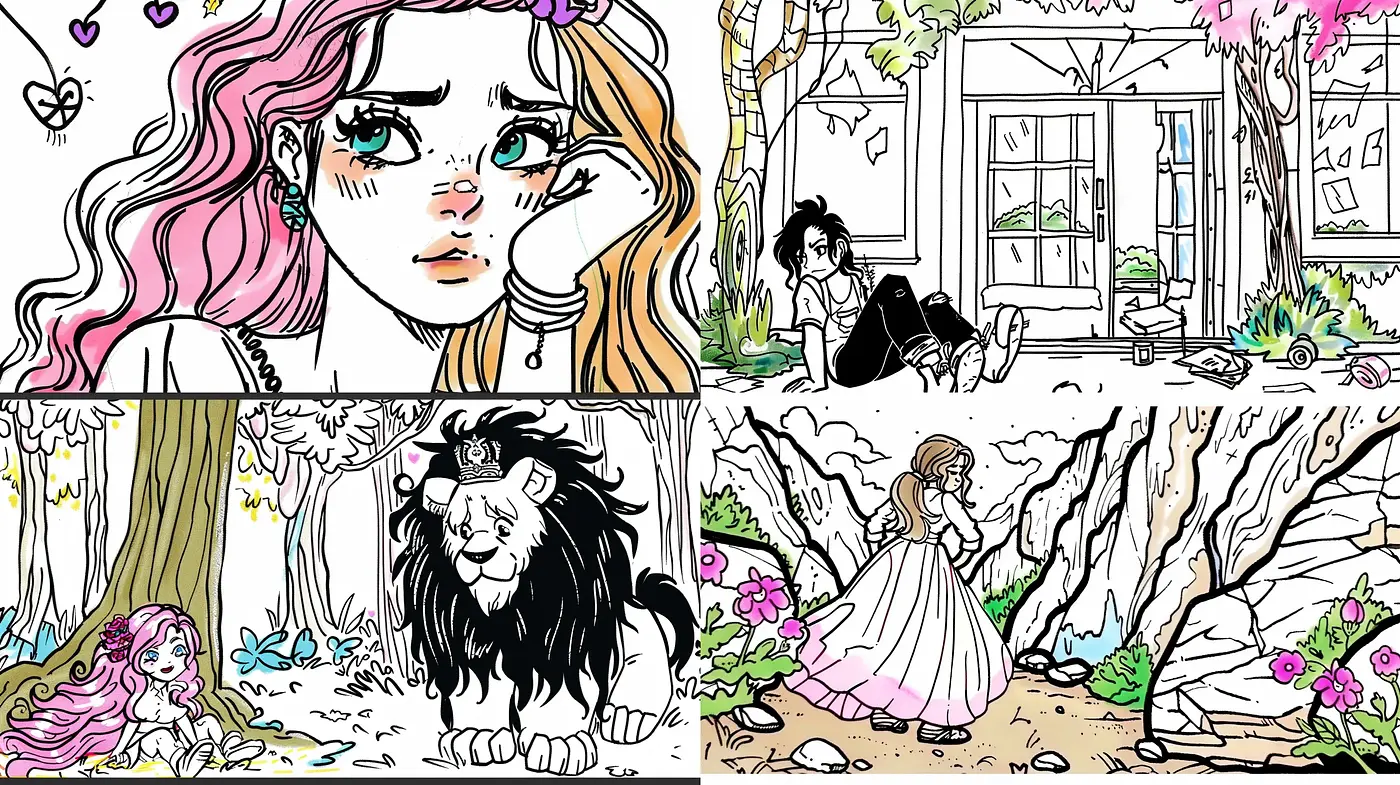 Dreamy Pastel-Colored Storybook Illustrations - Midjourney sref style