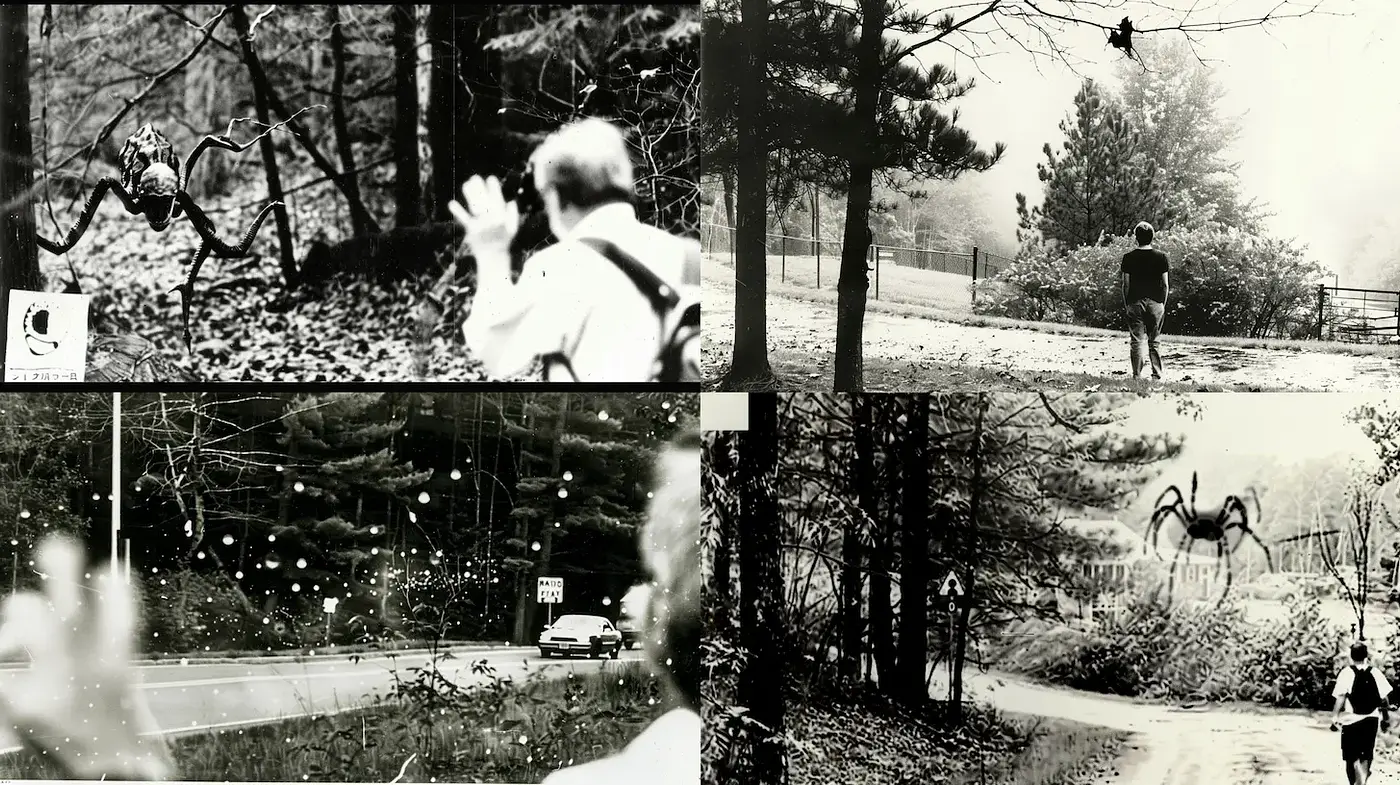 Mysterious and Eerie Atmosphere with Surreal Elements - Midjourney sref style