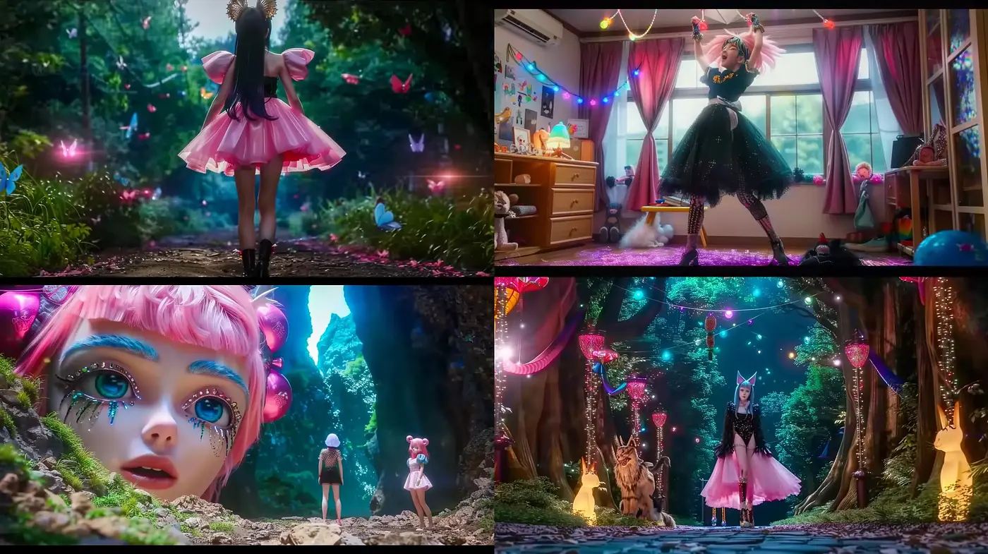 Vibrant Fairytale Reverie With Cinematic Overtones - Midjourney sref style
