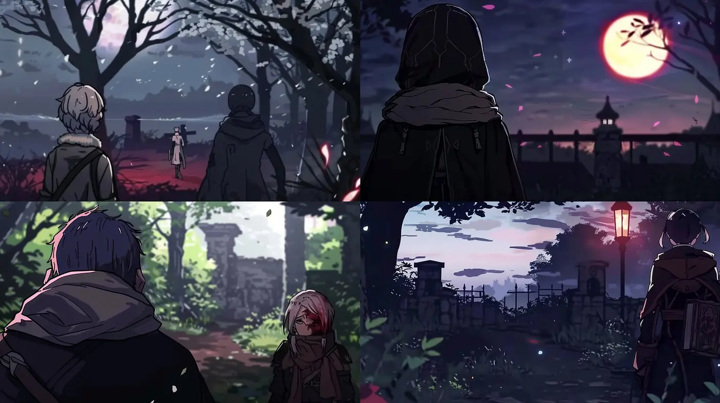 Twilight Ambience in Stylized Landscape Tableaus - Midjourney sref style