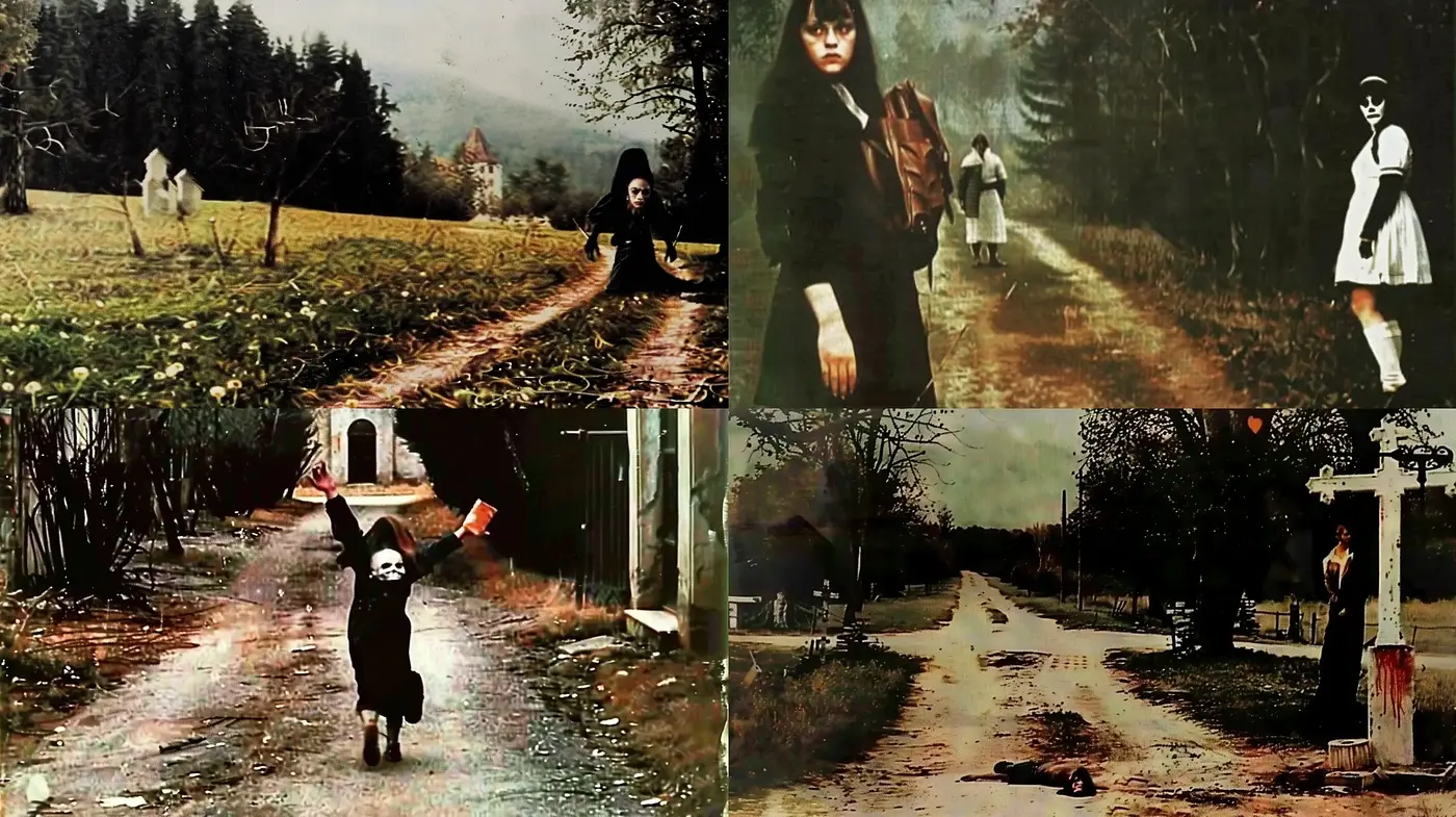 Haunting Echoes of Ephemeral Stories - Midjourney sref style