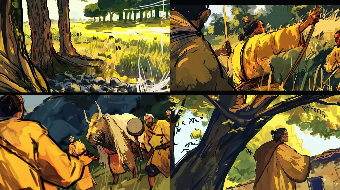 Vibrant Pastoral Scenes with Expressive Brushwork and Luminous Palette - Midjourney sref style