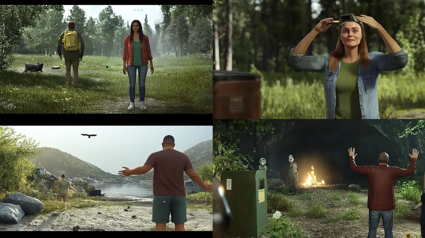 Saturated Serenity in Natural Settings: A Cohesive Photorealistic Journey - Midjourney sref style