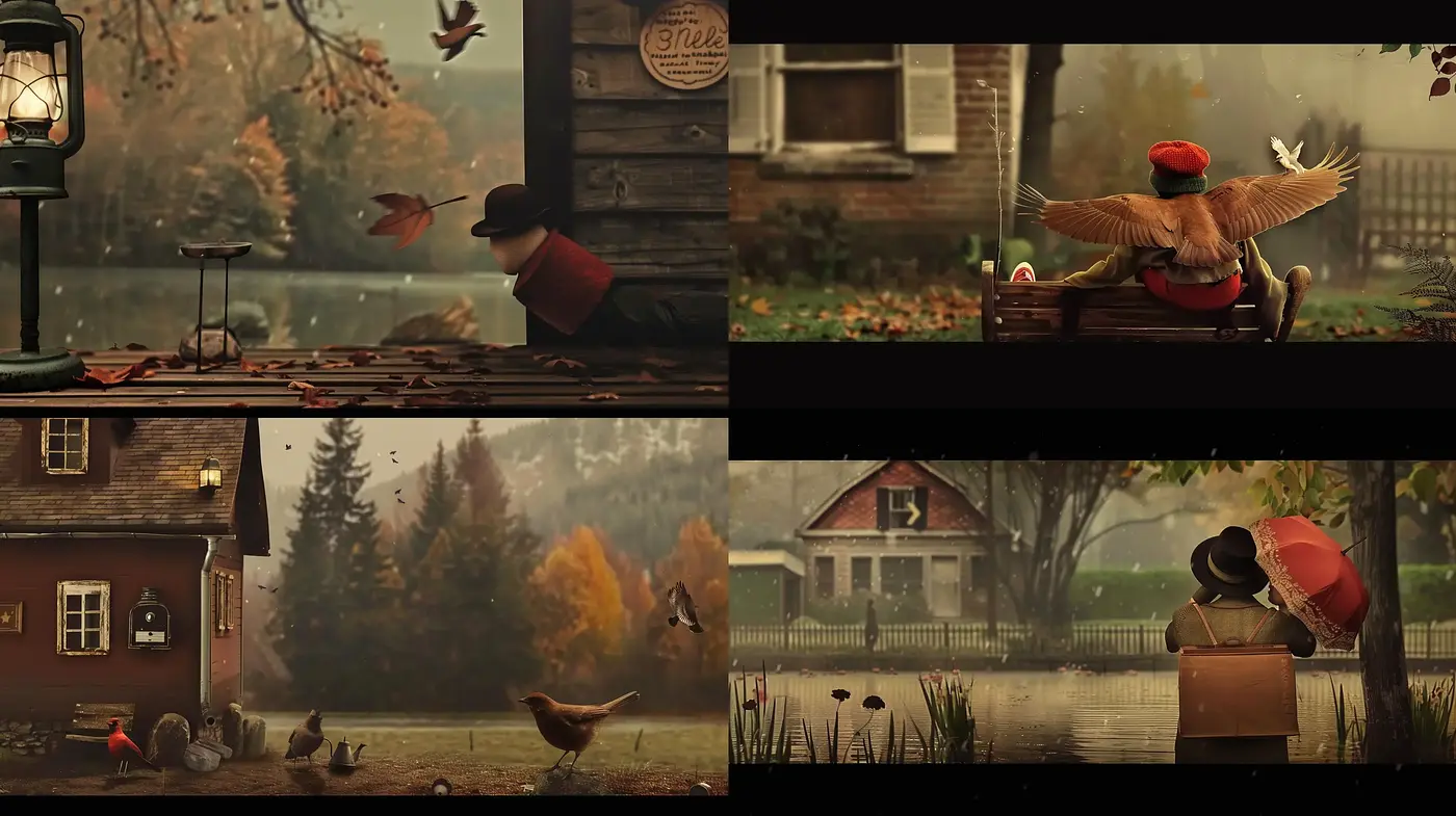 Autumnal Equilibrium: Consistency in Tonal Harmony and Rustic Serenity - Midjourney sref style