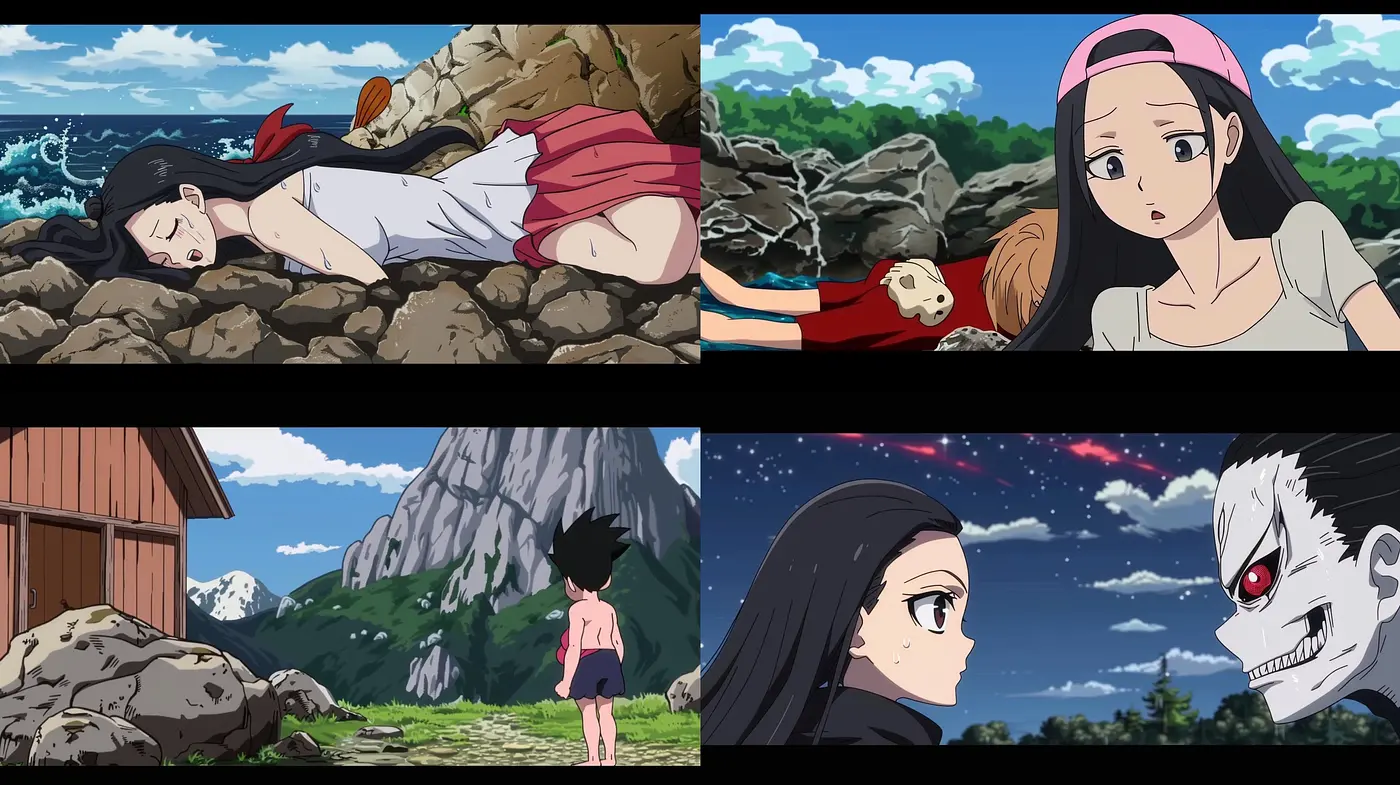 Consistently Stylized Anime-Inspired Digital Illustrations - Midjourney sref style