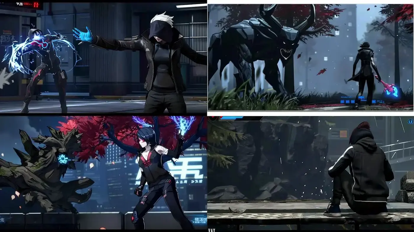 Dramatic and Stylized Urban Aesthetic with Cyberpunk Influences - Midjourney sref style